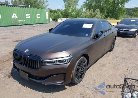 2020 BMW 740I из США, поврежденный, VIN WBA7T2C09LGL17622